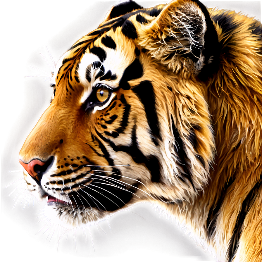 Tiger Face In Detail Png 66 PNG image