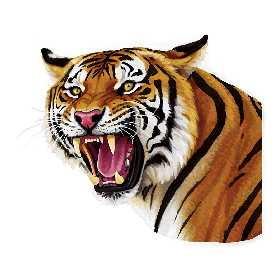 Tiger Face Roar Png Imq99 PNG image