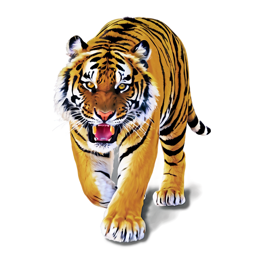 Tiger Full Of Anger Png Bpy47 PNG image