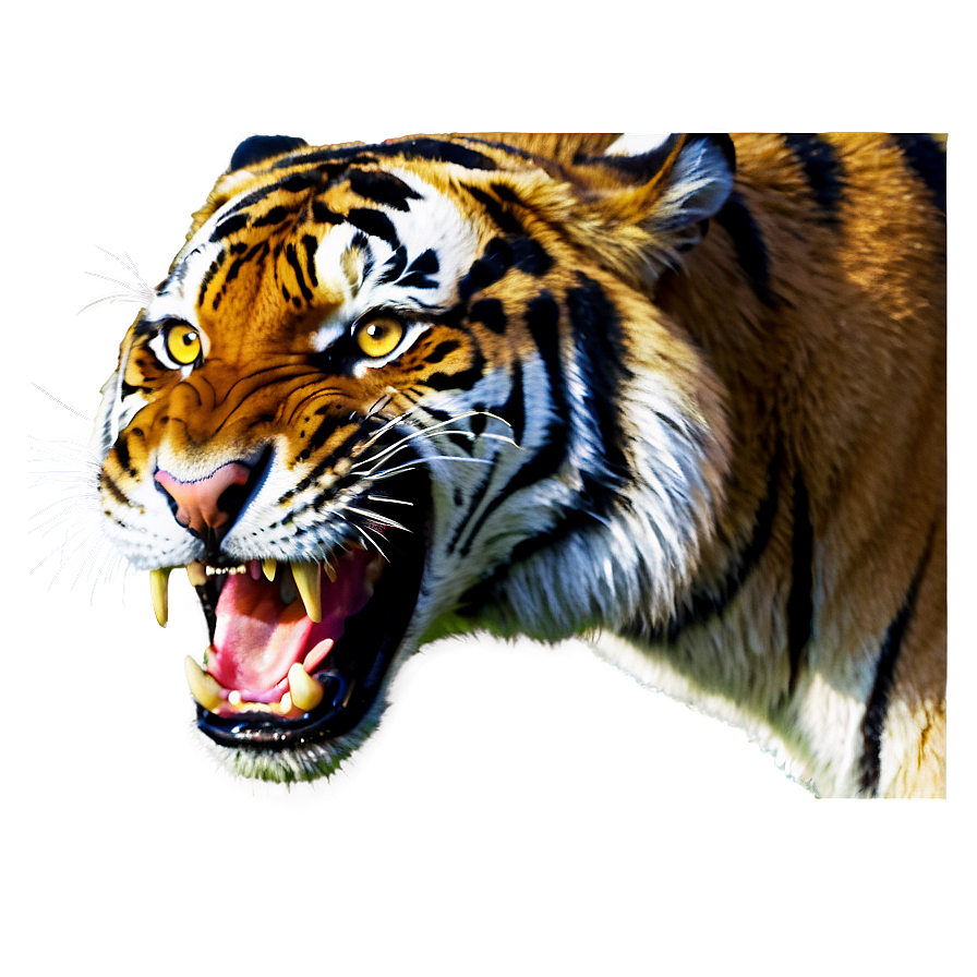 Tiger Growling Png 05032024 PNG image