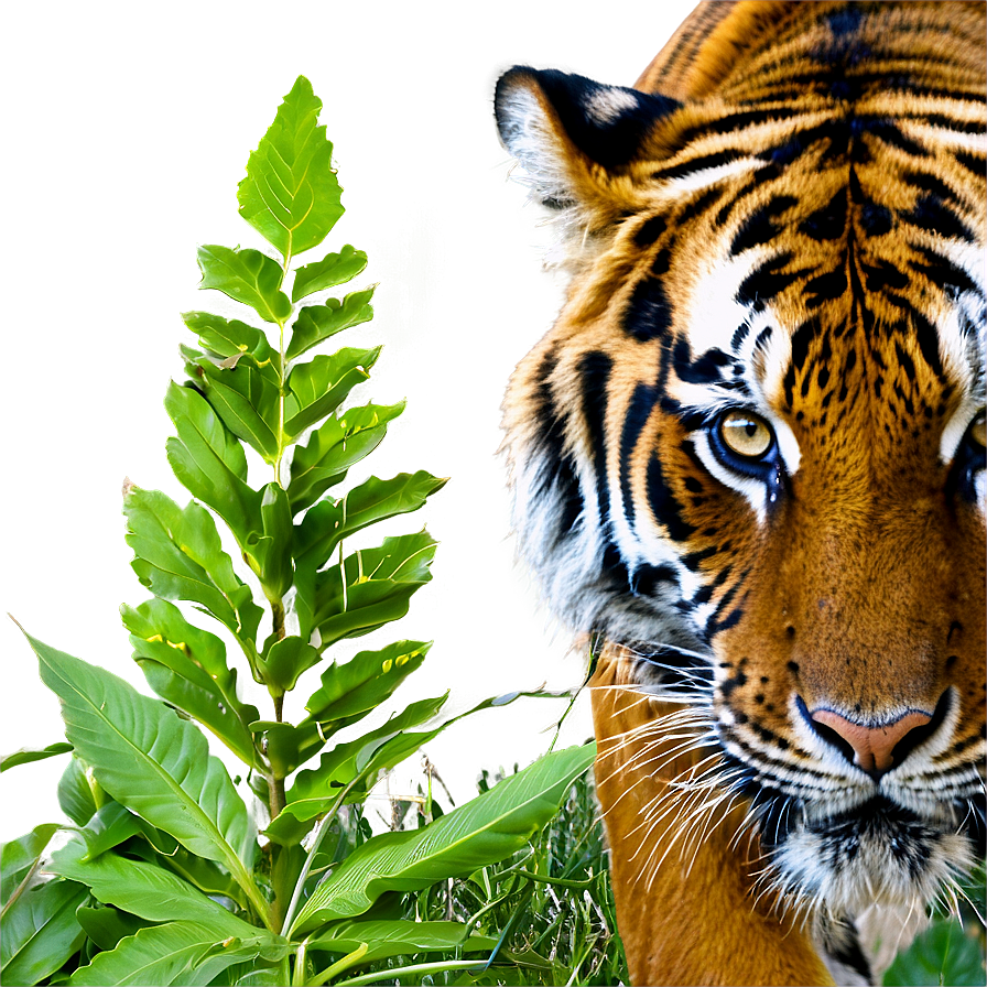 Tiger In Habitat Png Ewl12 PNG image