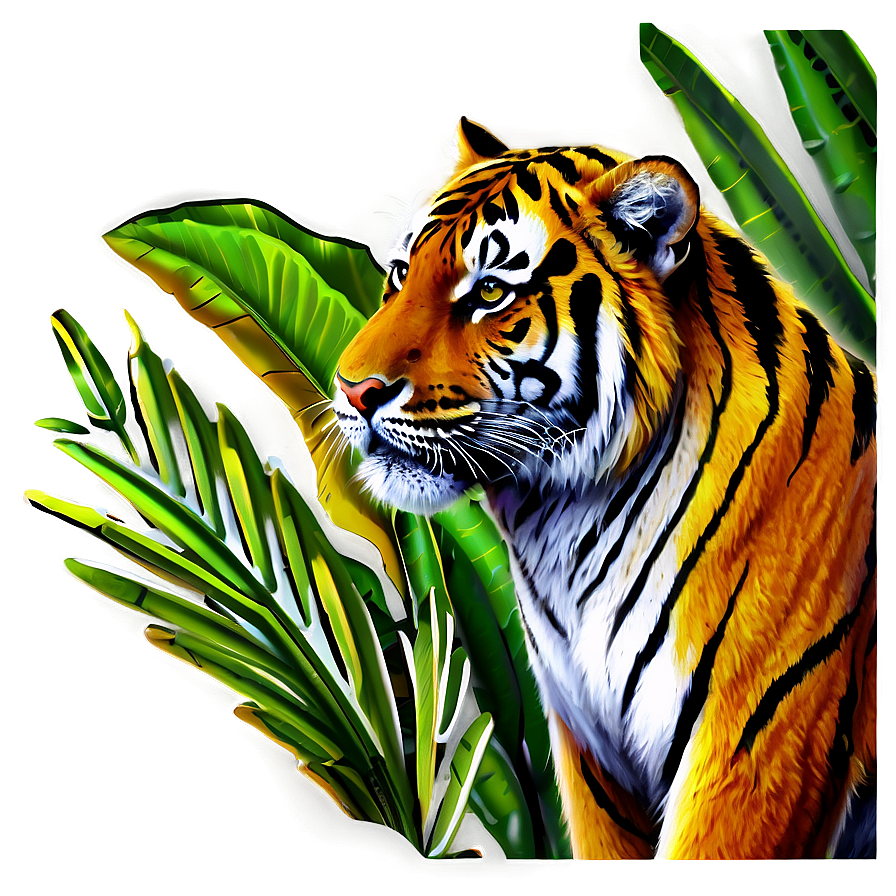 Tiger In Jungle Png Ntr14 PNG image