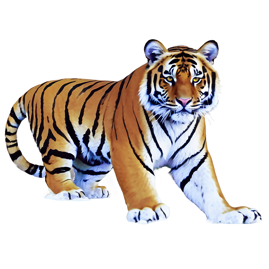 Tiger In Snow Png Luu53 PNG image