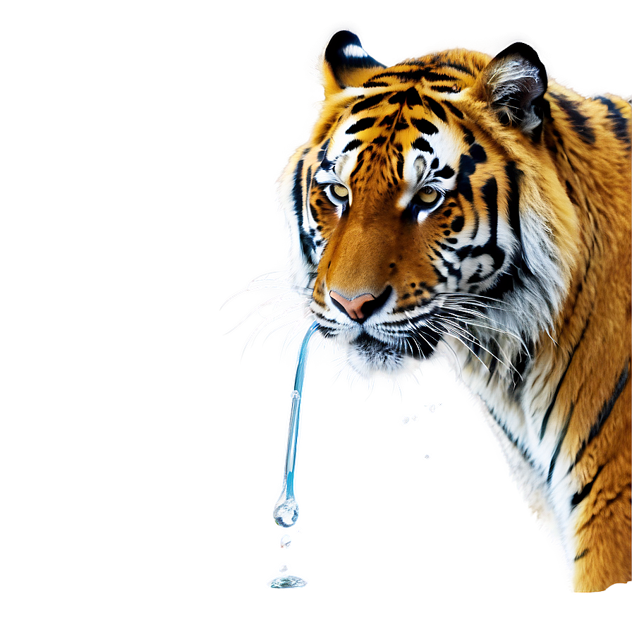 Tiger In Water Png Xoi PNG image