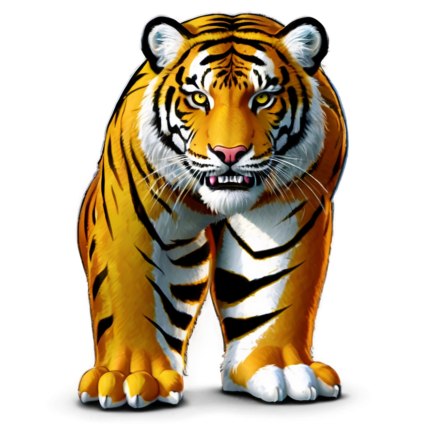 Tiger Mascot Png 30 PNG image