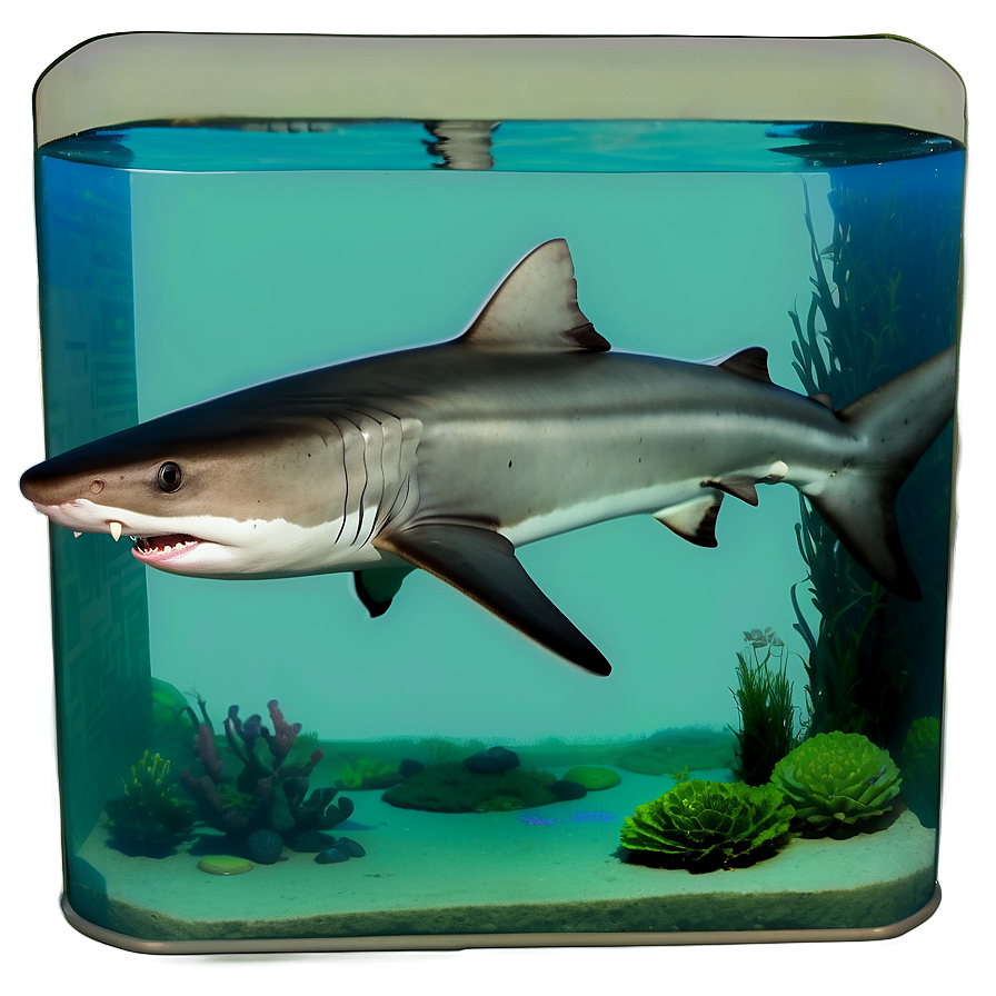 Tiger Shark In Aquarium Png Xww19 PNG image