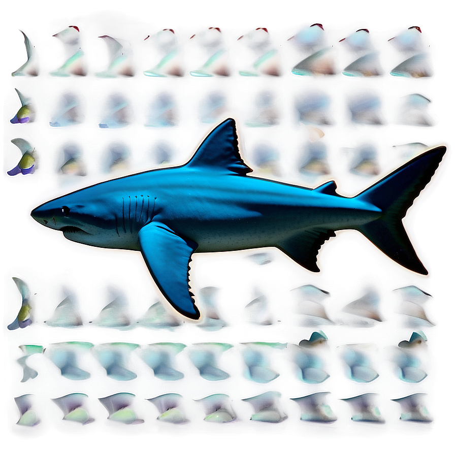 Tiger Shark In Deep Sea Png Ucp5 PNG image