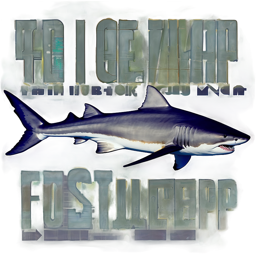 Tiger Shark Night Hunt Png Dtv18 PNG image