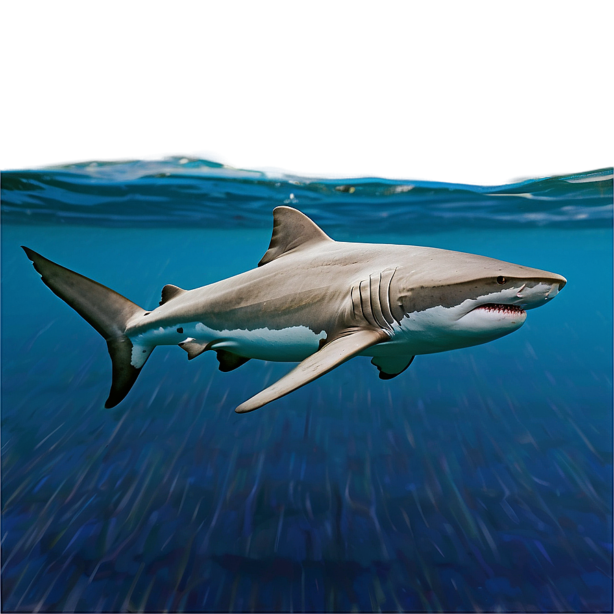 Tiger Shark Top View Png 06212024 PNG image