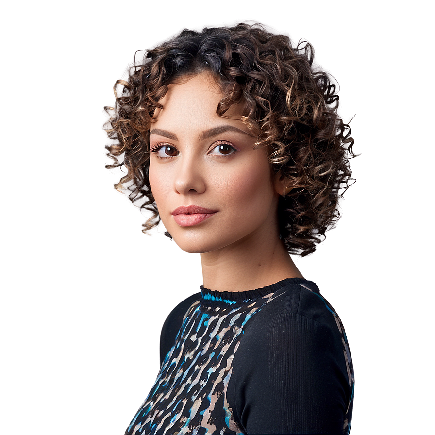 Tight Curl Perm Png 63 PNG image