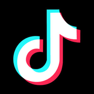 Tik Tok Logo Black Background PNG image