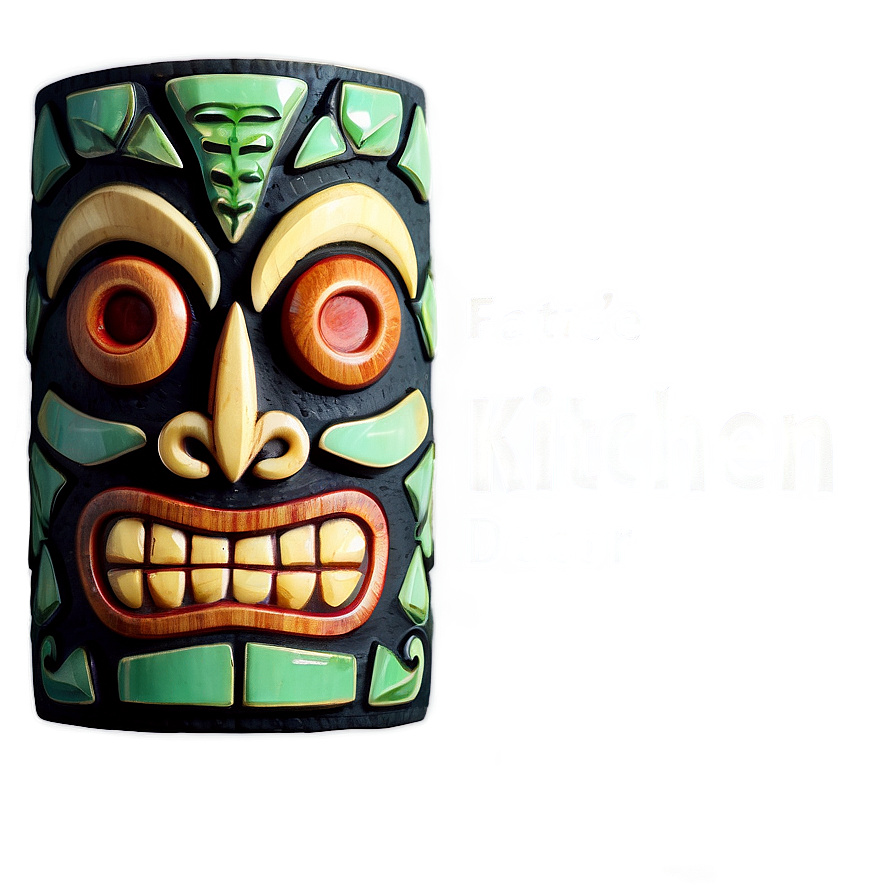 Tiki Kitchen Decor Png 06132024 PNG image