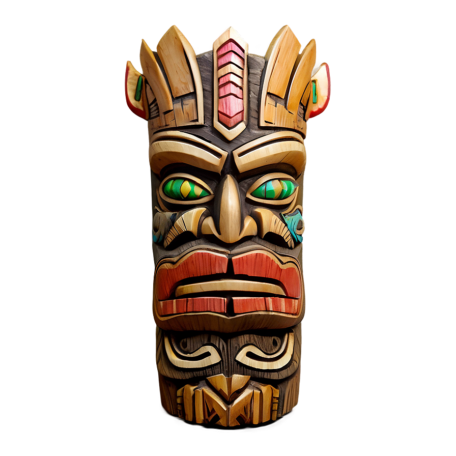 Tiki Warrior Statue Png 19 PNG image