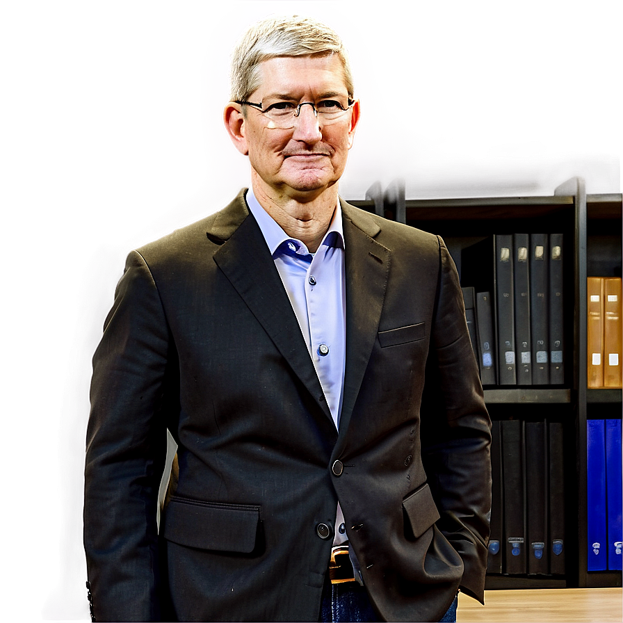 Tim Cook In Office Png 06252024 PNG image