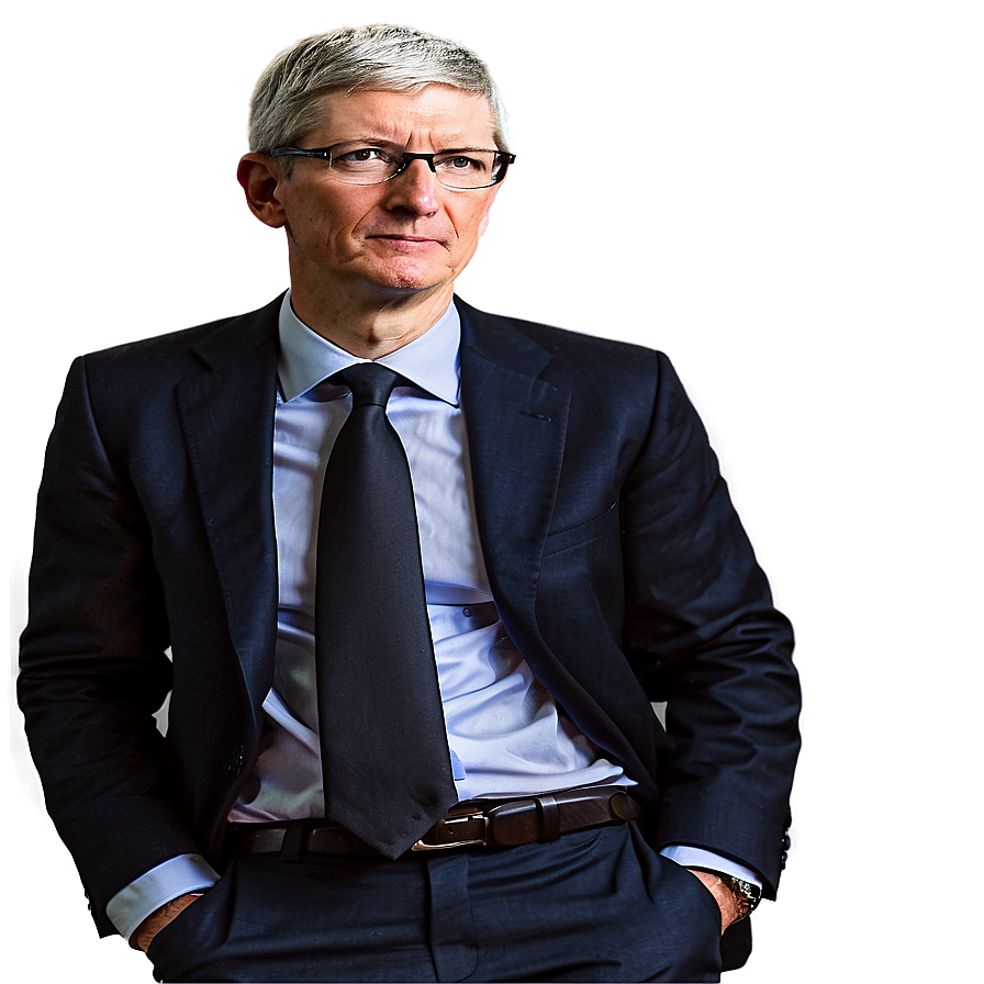 Tim Cook In Office Png 06252024 PNG image