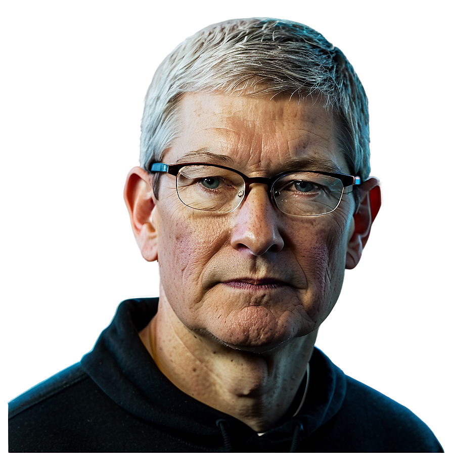 Tim Cook Portrait Png Uqv65 PNG image