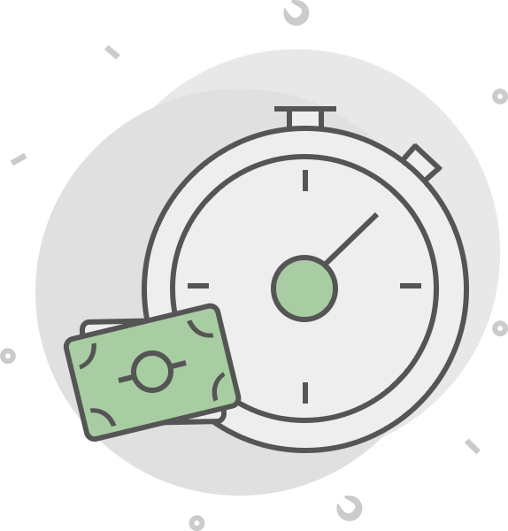 Time Is Money Concept PNG image