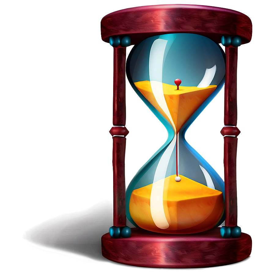 Time Management Hourglass Png 05232024 PNG image