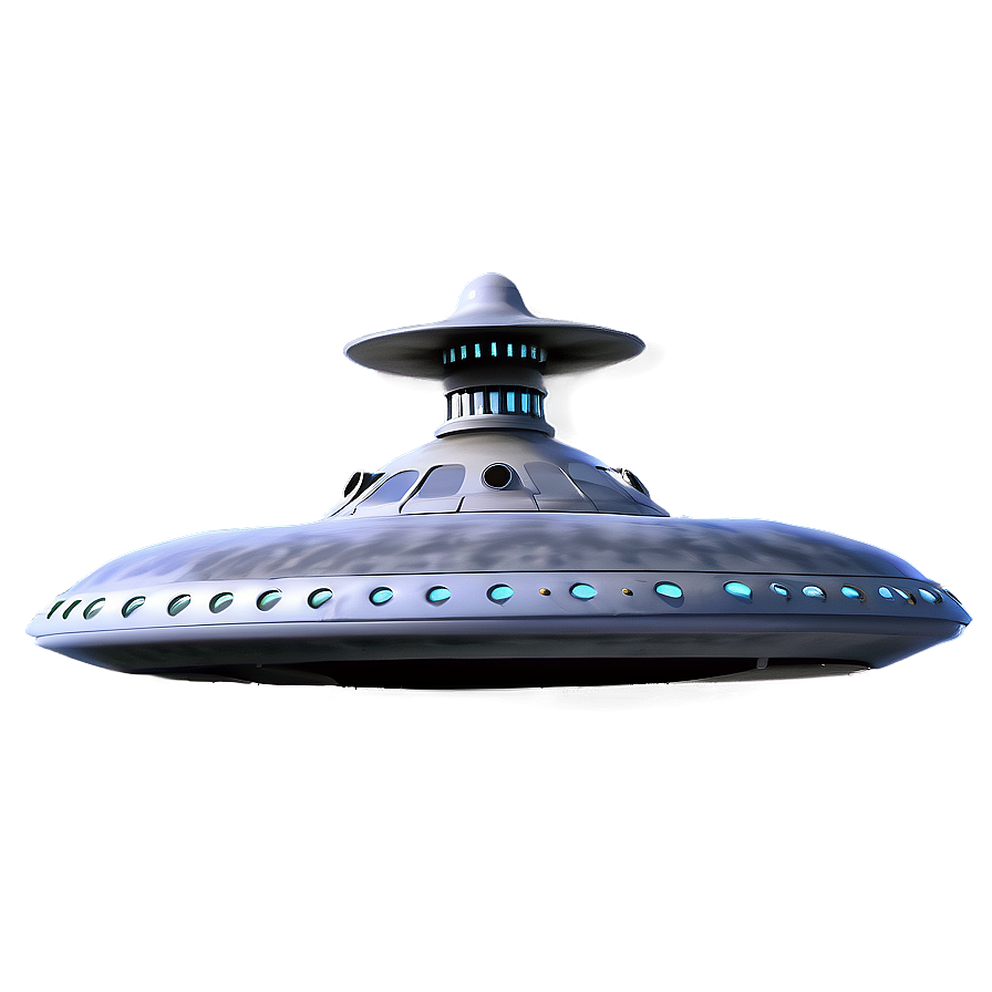 Time-traveling Flying Saucer Png 06202024 PNG image