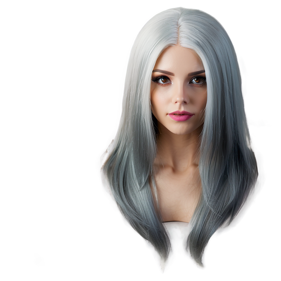 Timeless Grey Hair Png 17 PNG image