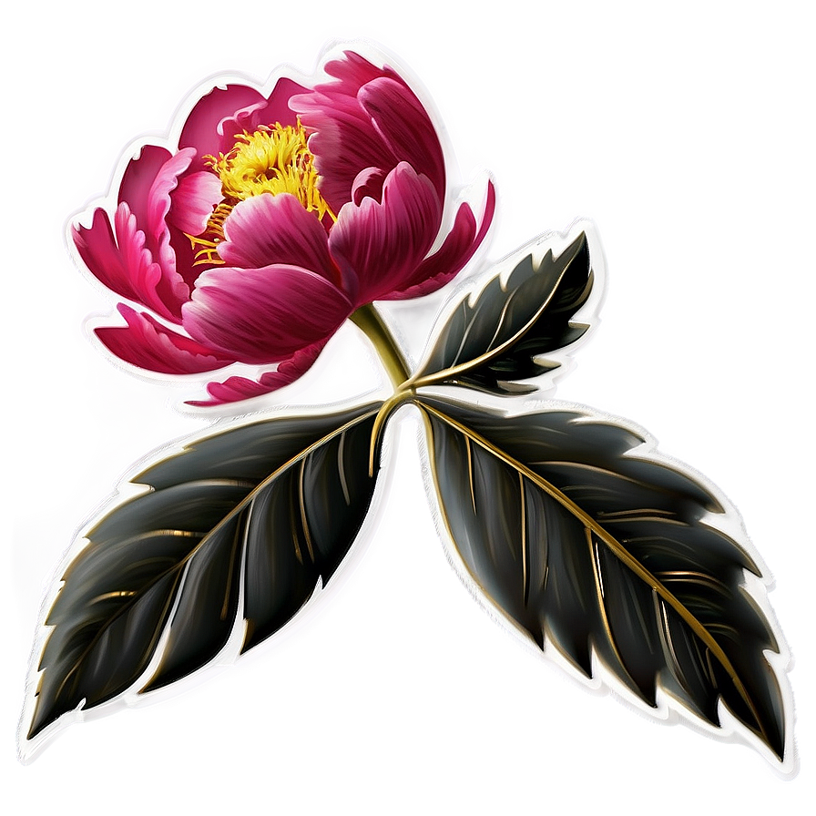 Timeless Peony Charm Png Nap PNG image