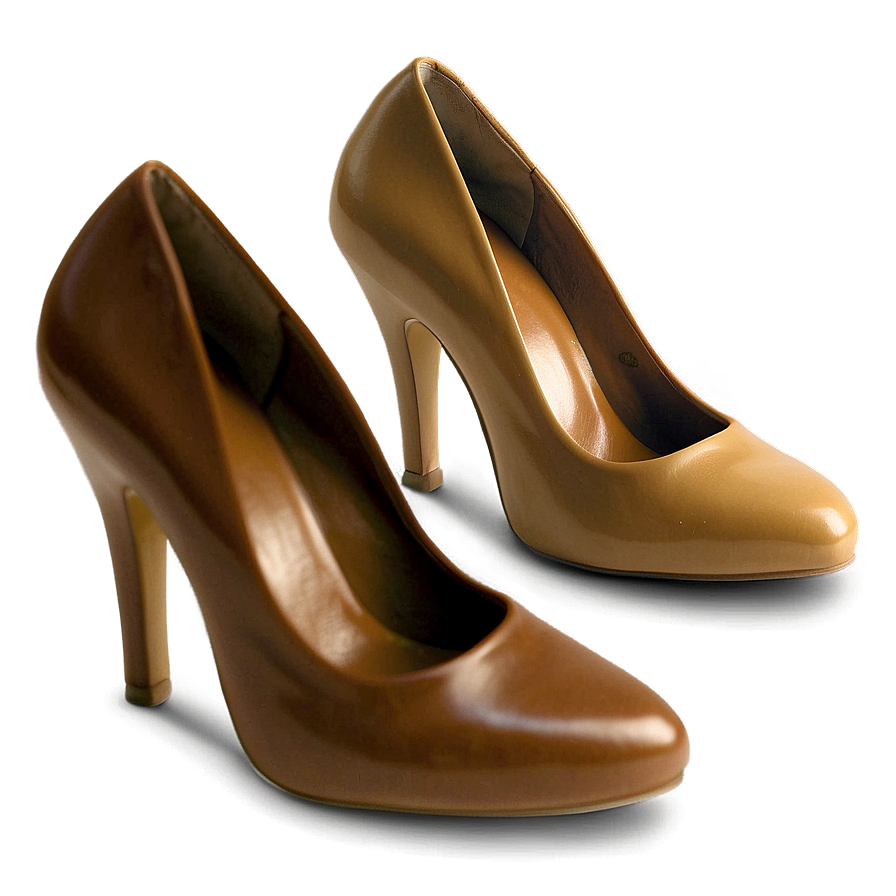 Timeless Tan Heels Png Pul PNG image