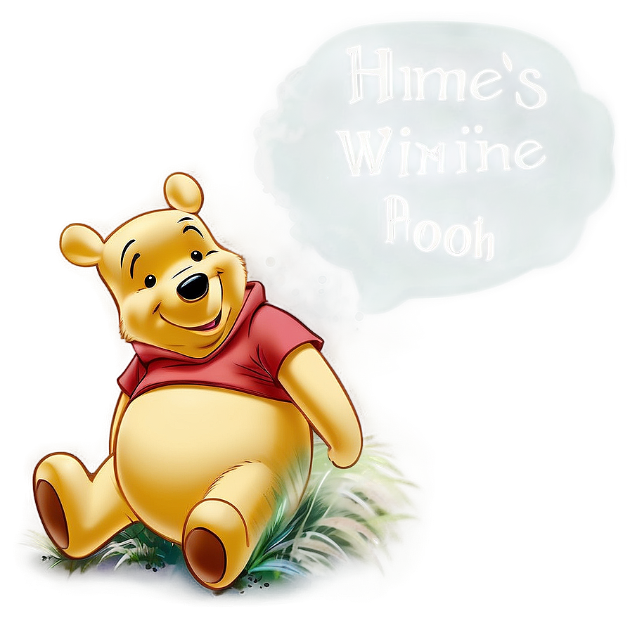 Timeless Winnie The Pooh Design Png Vig PNG image