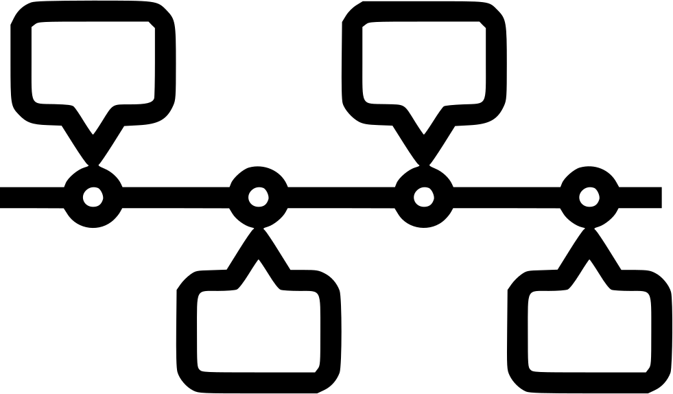 Timeline Flowchart Graphic PNG image