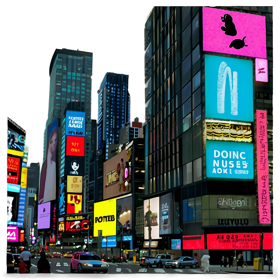 Times Square New York City Png 10 PNG image