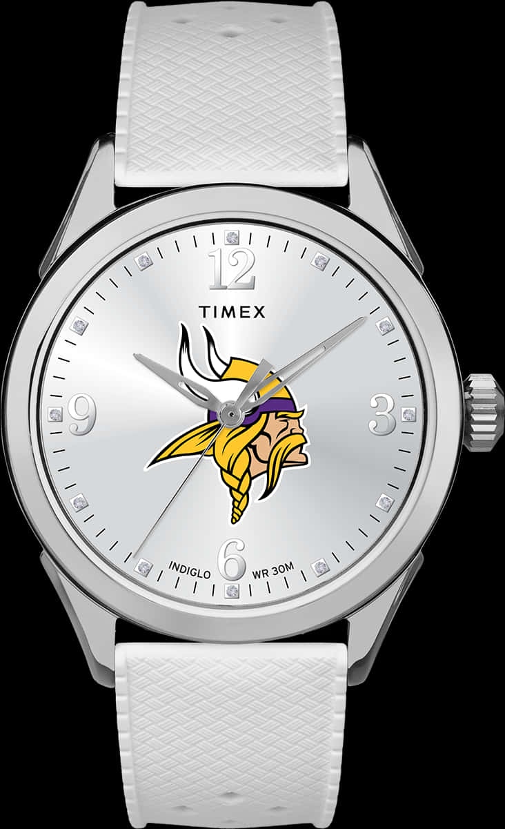 Timex Watchwith Vikings Logo PNG image