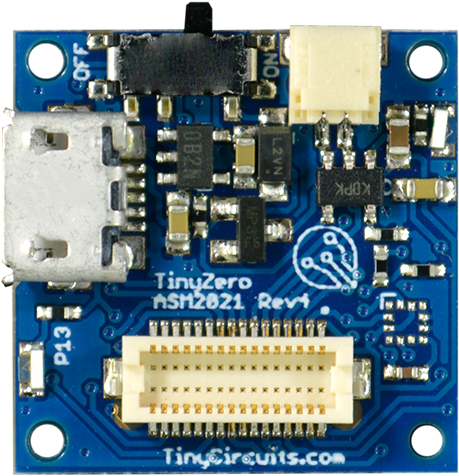 Tiny Zero Microcontroller Board Rev1 PNG image