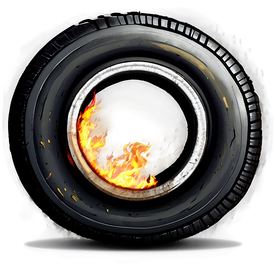 Tire Burning Png 05252024 PNG image