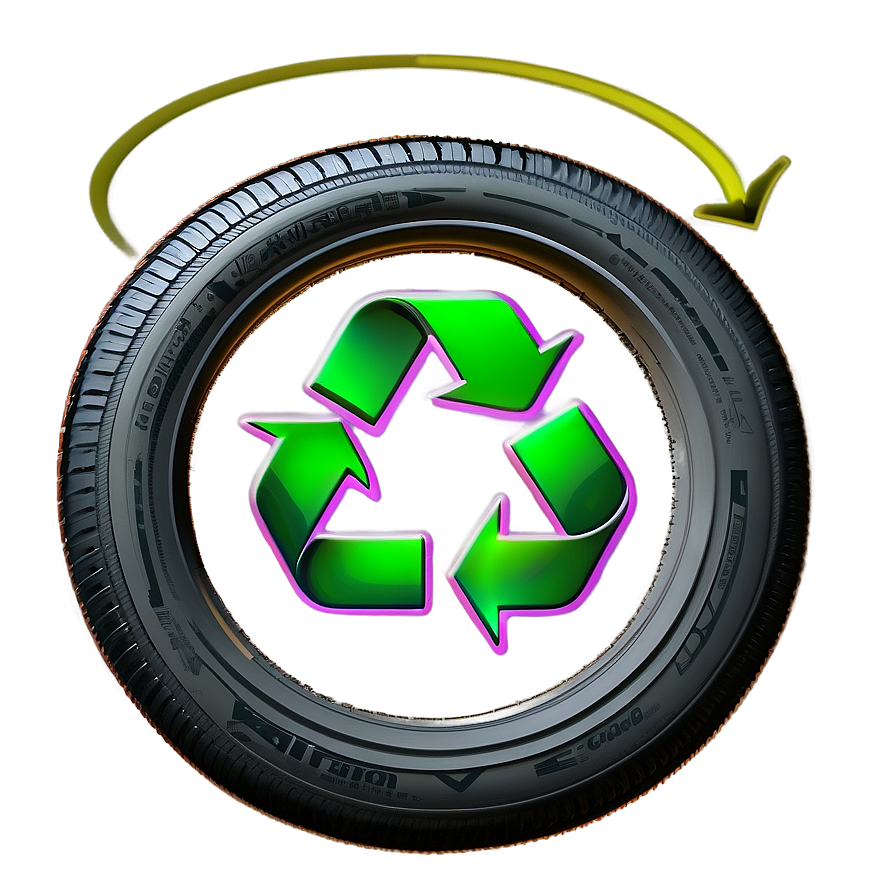 Tire Recycle Symbol Png 9 PNG image