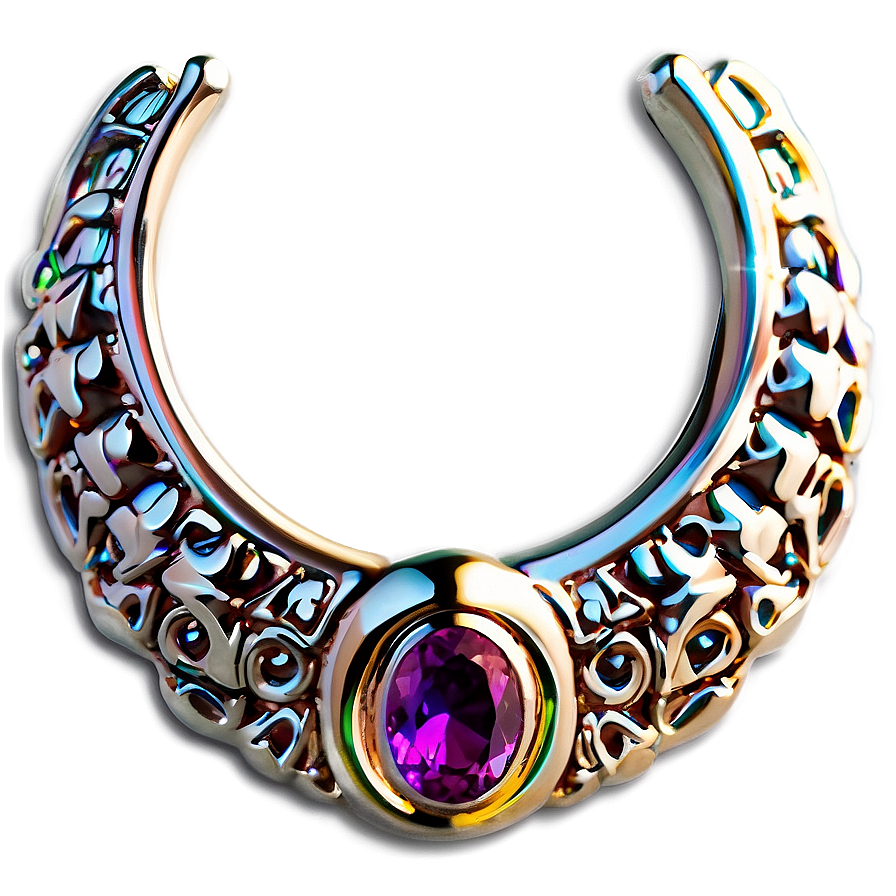 Titanium Septum Ring Png 20 PNG image