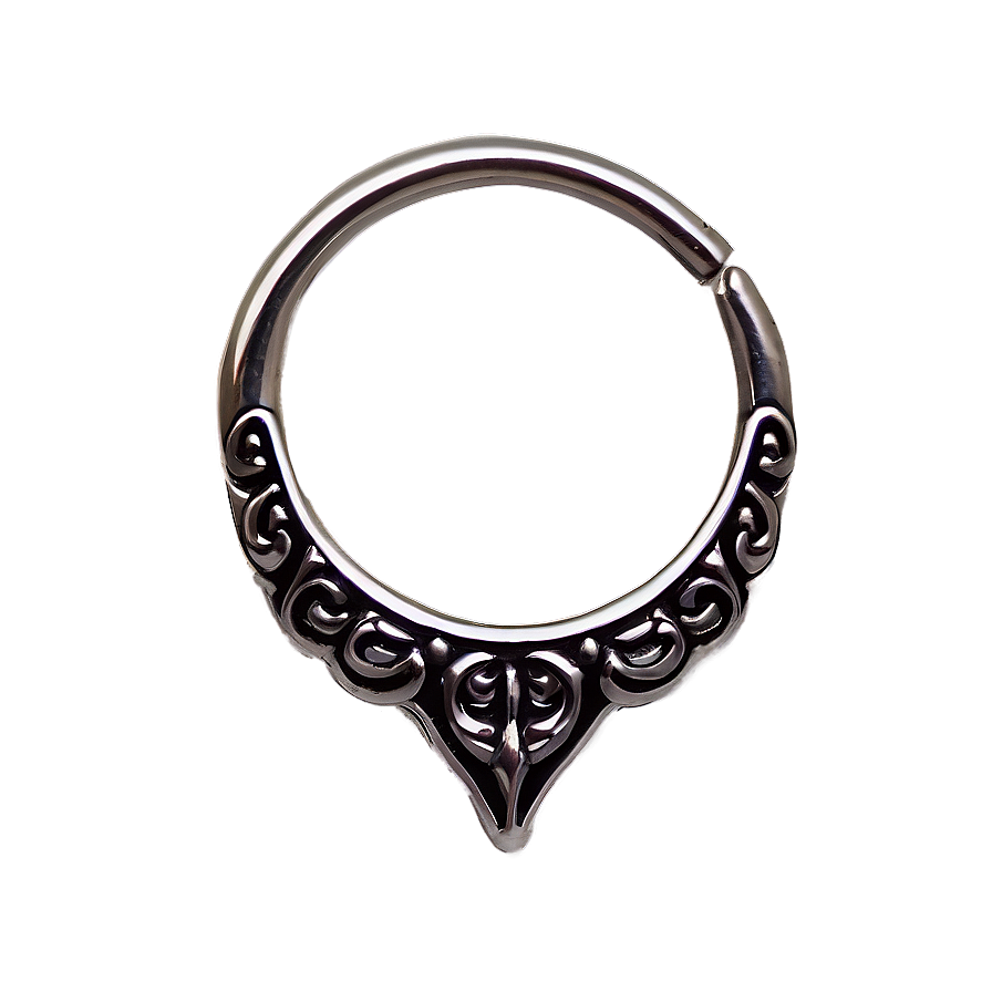 Titanium Septum Ring Png Twg39 PNG image