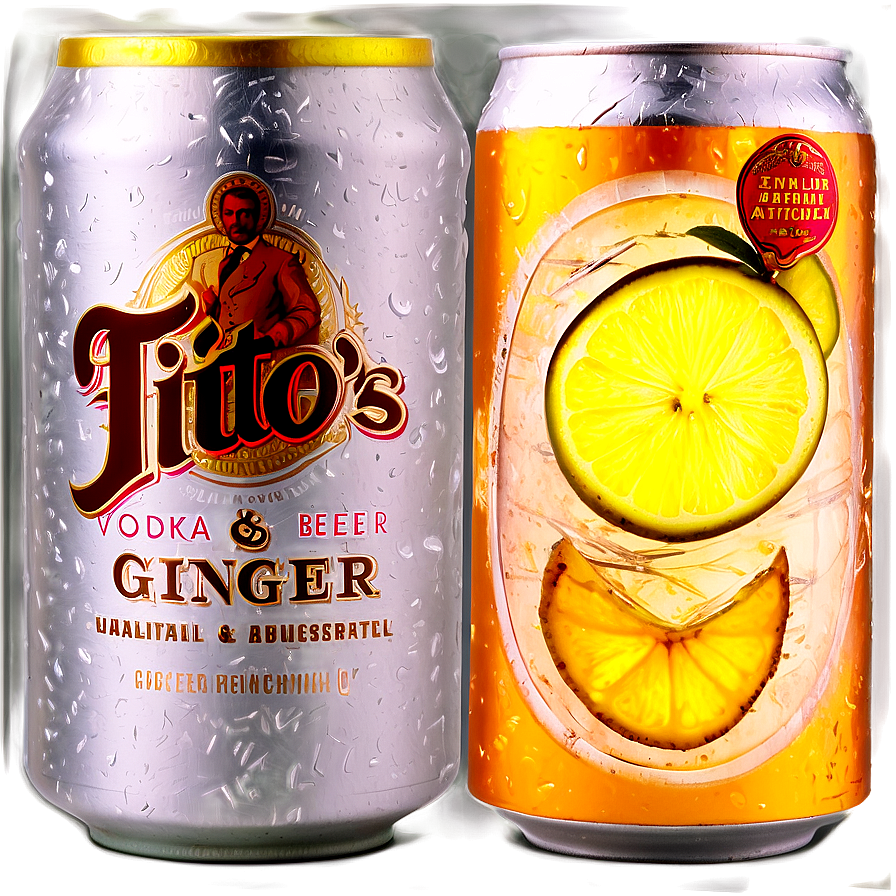 Tito's Vodka And Ginger Beer Png Hij33 PNG image