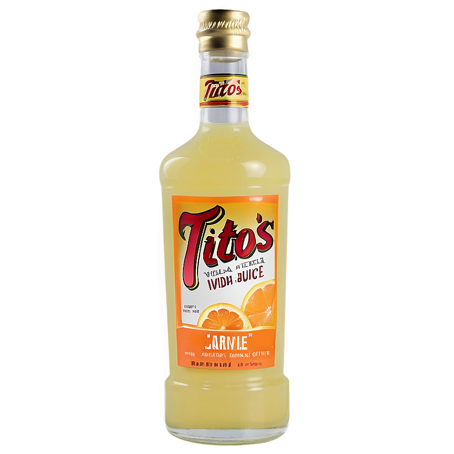 Tito's Vodka And Orange Juice Png 06252024 PNG image