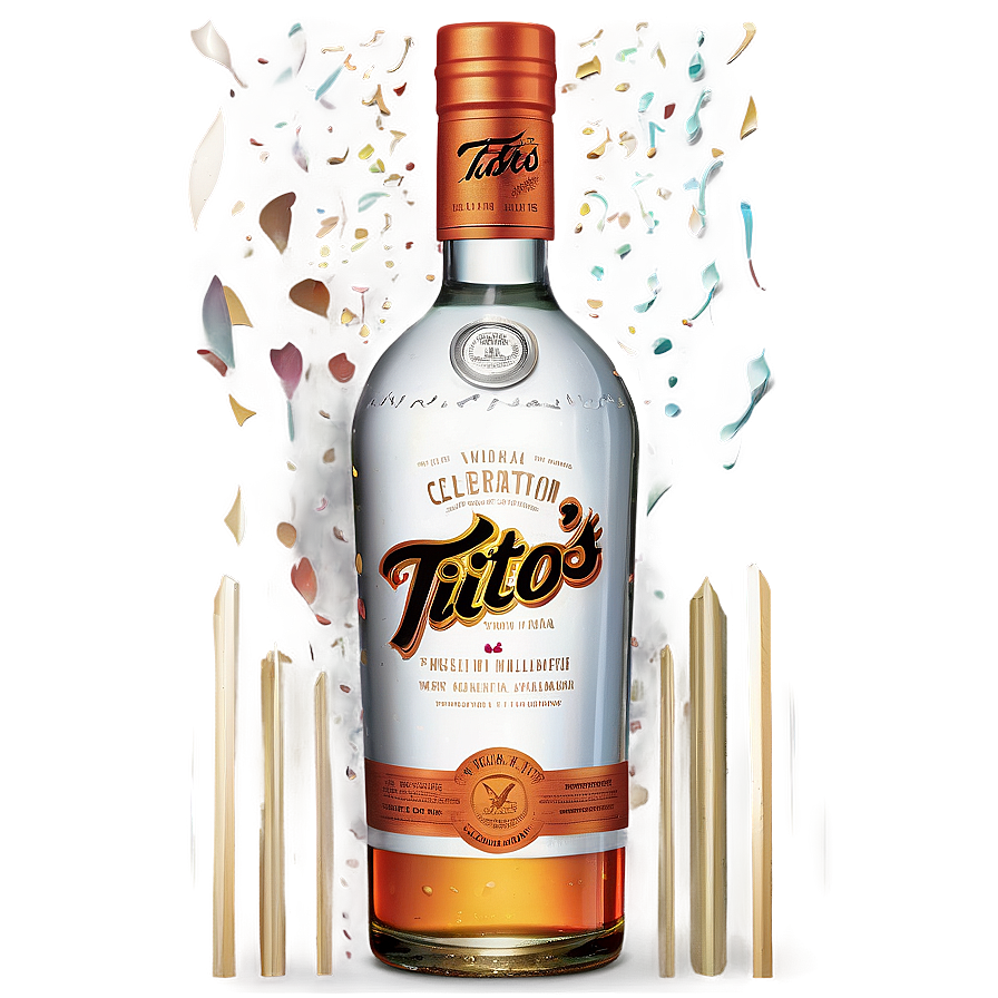 Tito's Vodka Celebration Png Icp PNG image