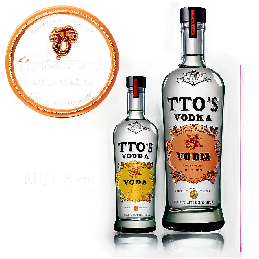 Tito's Vodka Gift Set Png Skn PNG image