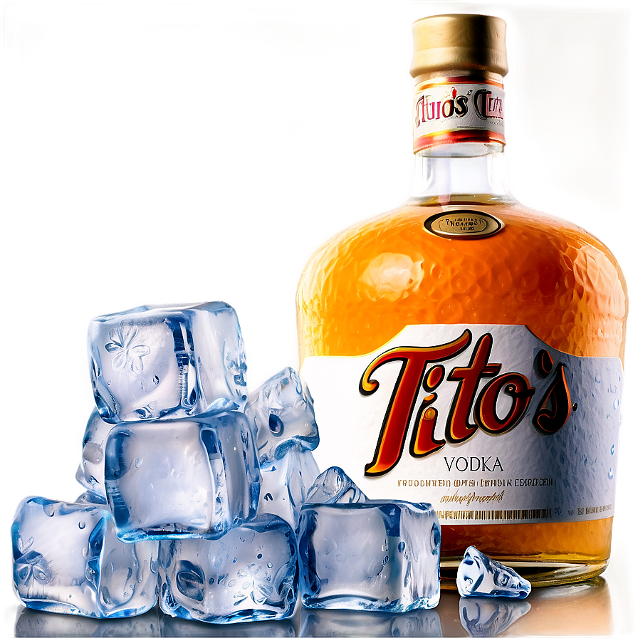 Tito's Vodka On Ice Png 80 PNG image