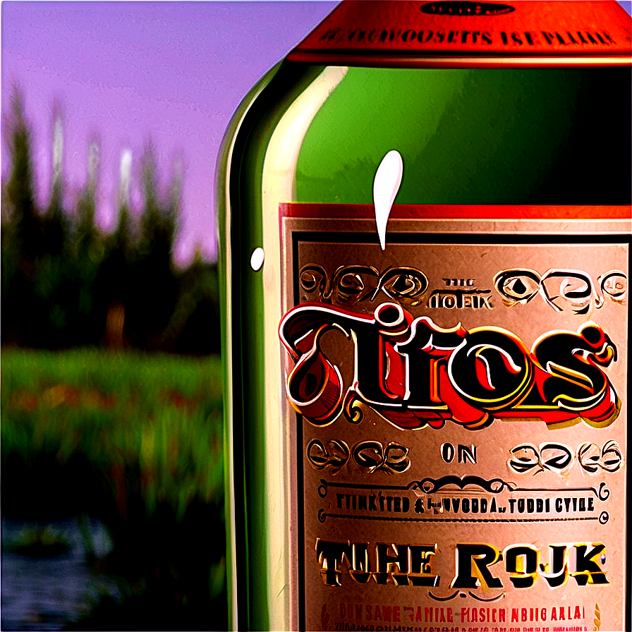 Tito's Vodka On The Rocks Png 06252024 PNG image