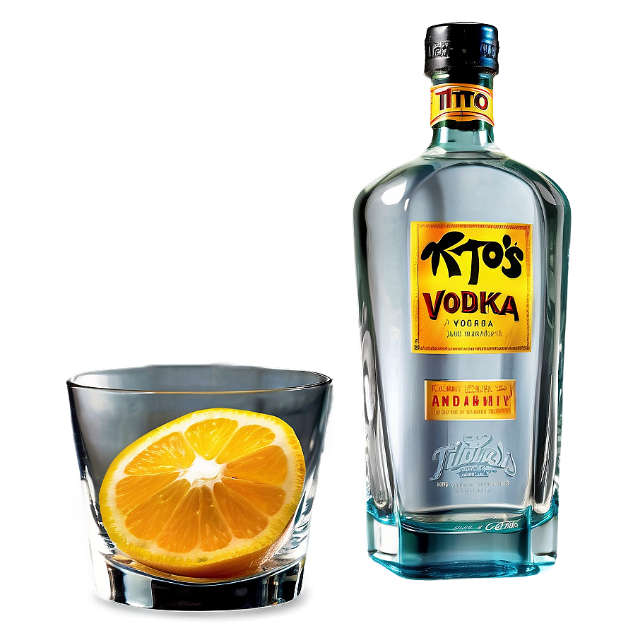 Tito's Vodka On The Rocks Png Qgi PNG image