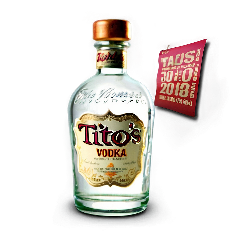 Tito's Vodka Shot Png 5 PNG image