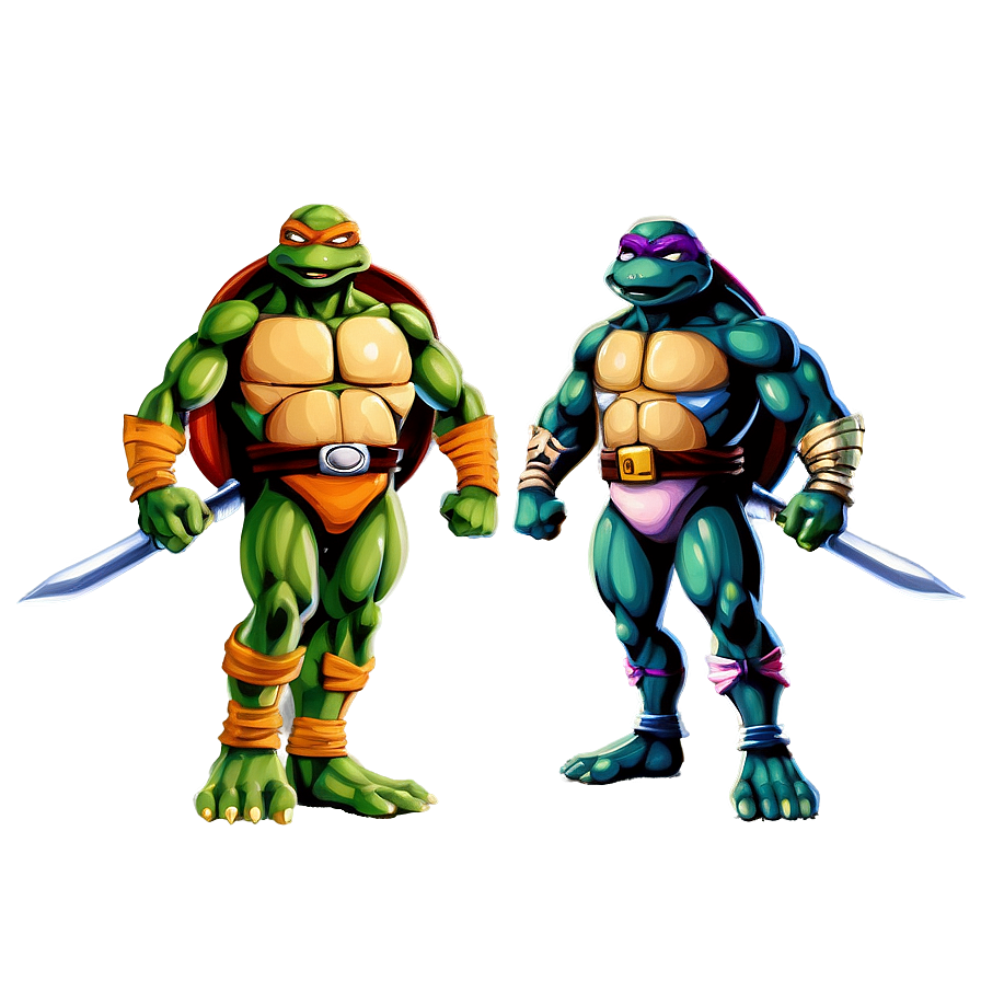 Tmnt Tournament Fighters Png Kgq PNG image