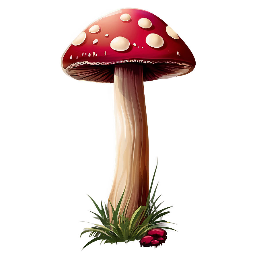 Toadstool Mushroom Cartoon Png Frh57 PNG image