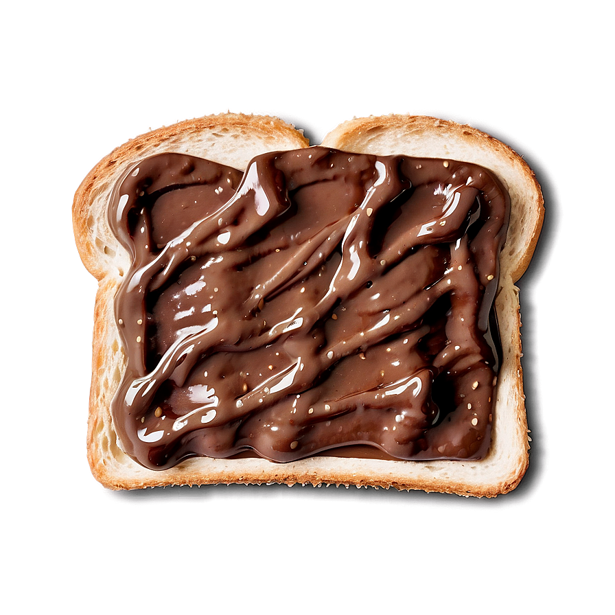 Toast With Nutella Png 8 PNG image