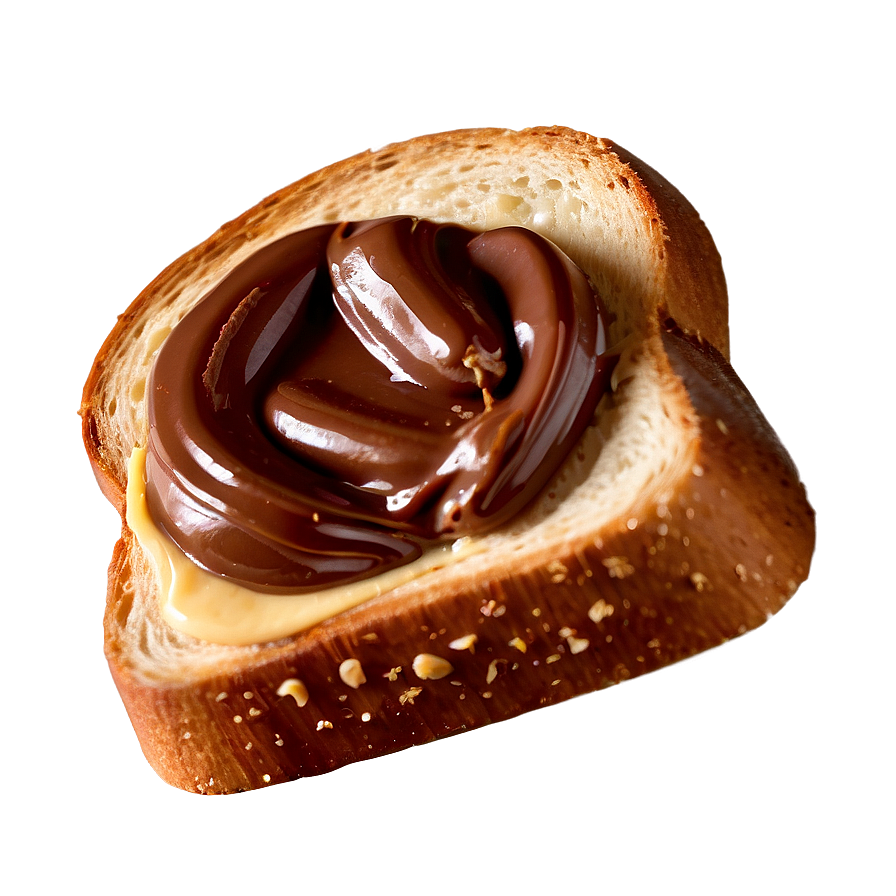 Toast With Nutella Png Rum83 PNG image