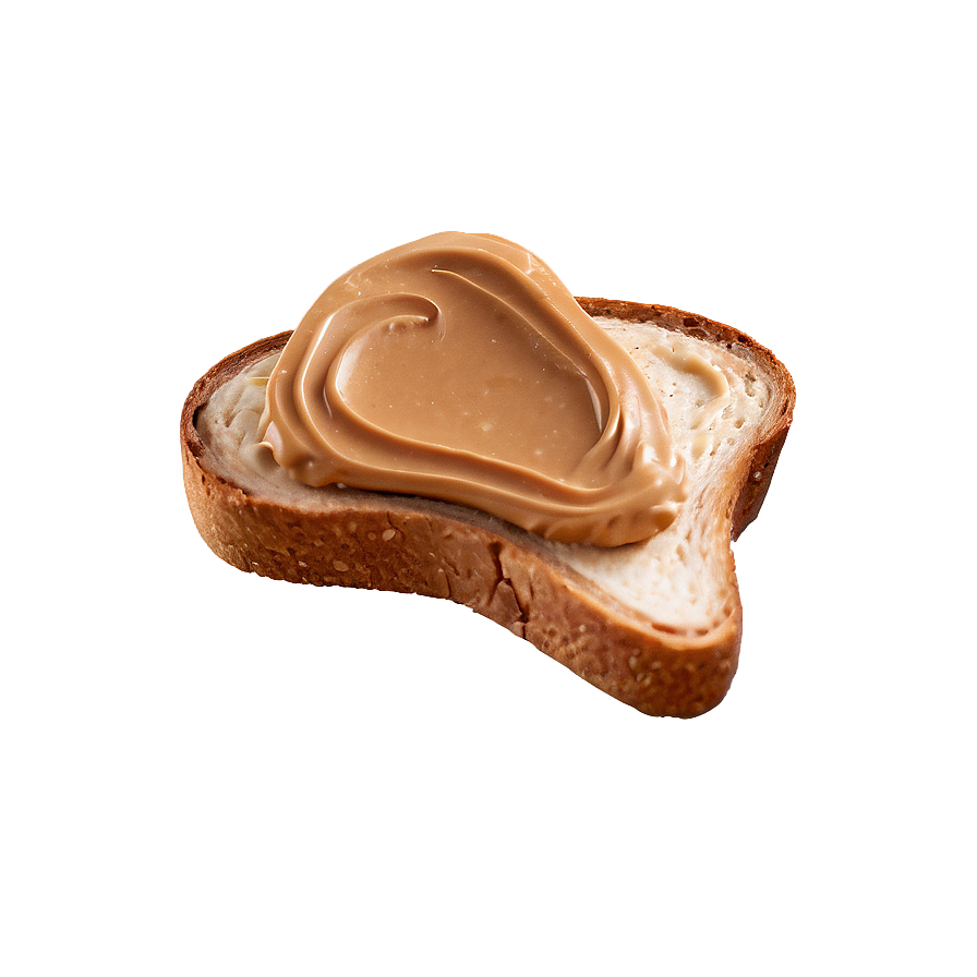 Toast With Peanut Butter Png 05242024 PNG image