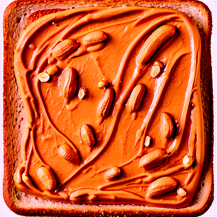 Toast With Peanut Butter Png 31 PNG image