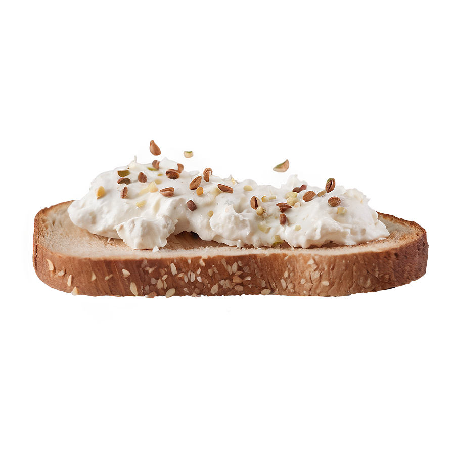 Toast With Ricotta Png Obh PNG image